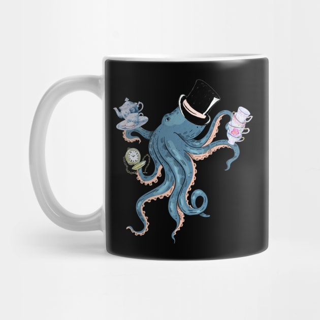 Gentlepus – Fancy Octopus Tea Party Design by Designed By Marty
